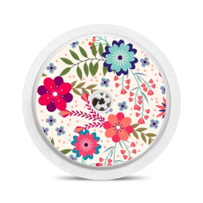 Sticker pour capteur Freestyle Libre, Fleurs des champs My Lovely Bird