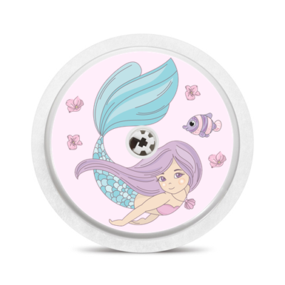 Sticker pour capteur Freestyle Libre, Sirène, My Lovely Bird