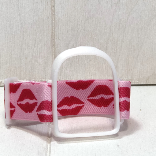 Brassard de maintien bras ou cuisse pour le pod OmniPod translucide bisous My Lovely Bird – Image 2
