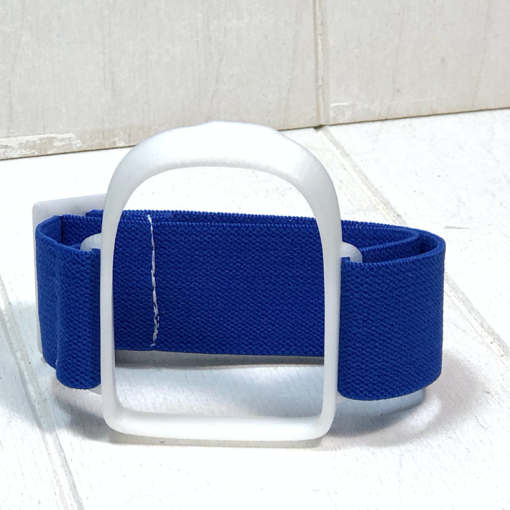 Brassard de maintien bras ou cuisse pour le pod OmniPod translucide bleu My Lovely Bird