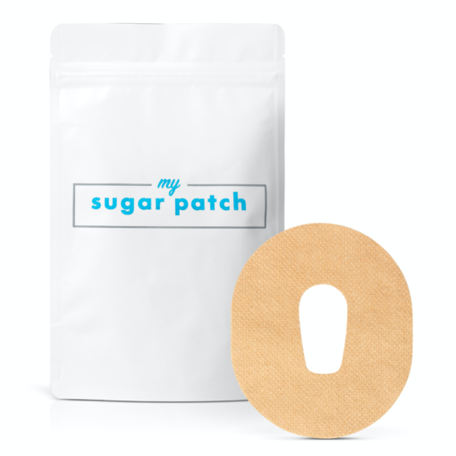 Patchs de maintien pour capteur Dexcom G5 ou G6, couleur chair, My sugar patch, paquet de 30 pièces