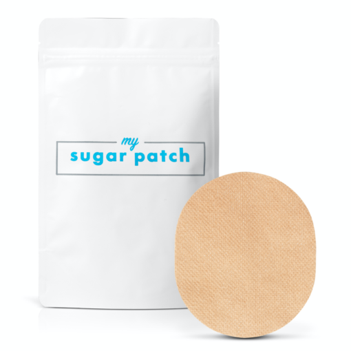 Patchs de maintien pour capteur Enlite ou FreeStyle Libre, couleur chair, My sugar patch, paquet de 30 pièces