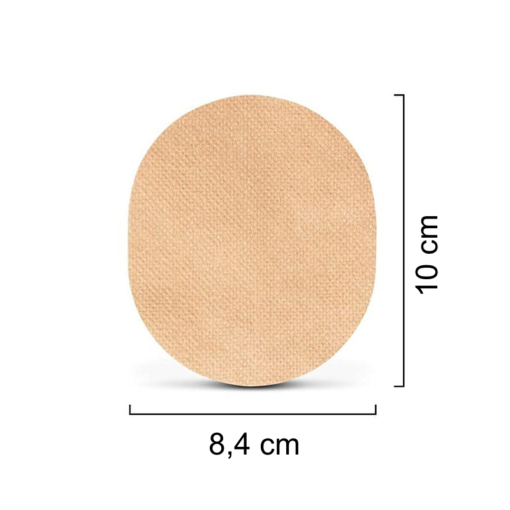 Patchs de maintien pour capteur Enlite ou FreeStyle Libre, couleur chair, My sugar patch, paquet de 30 pièces – Image 2