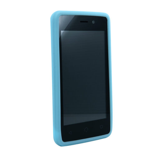 Coque Pumpskynz en silicone souple pour  pdm Omnipod DASH Bleu phosphorescent