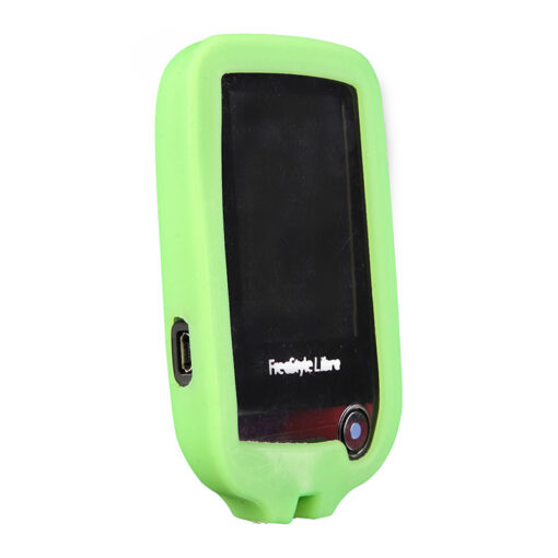 Coque Pumpskynz en silicone souple pour lecteur FreeStyle Libre Vert phosphorescent – Image 2
