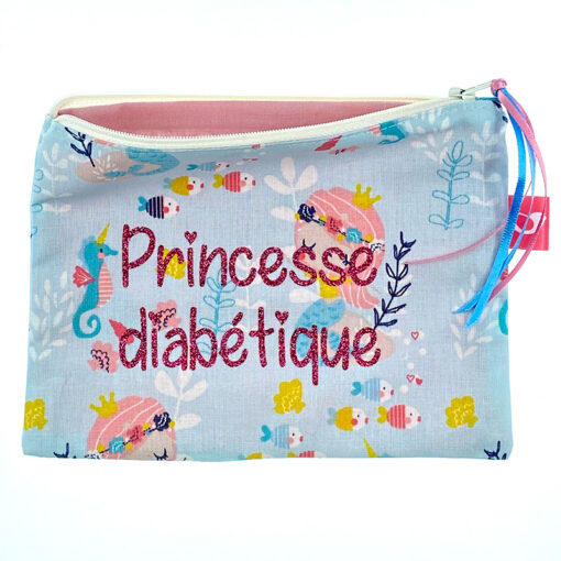 Trousse plate My Lovely Bird sirène Princesse diabétique – Image 2