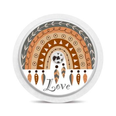 Sticker pour capteur Freestyle Libre BoHo Love My Lovely Bird