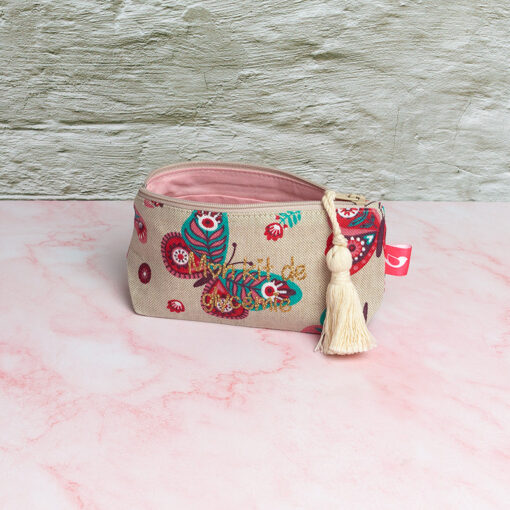 Mini trousse My Lovely Bird papillons Mon kit de glycémie pompon