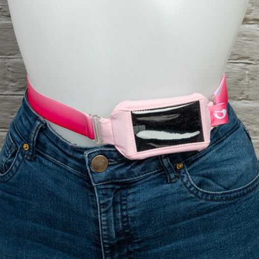 Ceinture pochette My Lovely Bird pour pompe à insuline T:Slim X2 Rose tie and dye