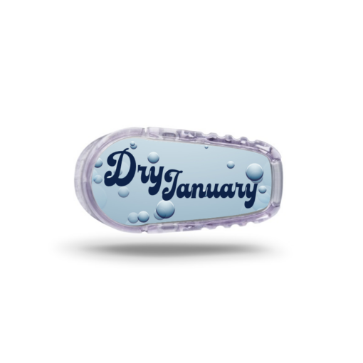 Sticker pour transmetteur Dexcom G6 Dry January My Lovely Bird