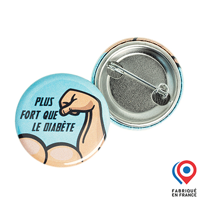 Dia badge My Lovely Bird Biceps Plus fort que le diabète