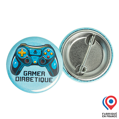 Dia badge My Lovely Bird Gamer diabétique