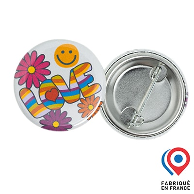 Dia badge My Lovely Bird Love Smiley