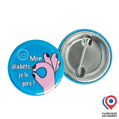 Dia badge My Lovely Bird Mon Diabète Je Le Gère