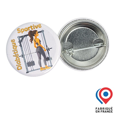 Dia badge My Lovely Bird Sportive Diabétique