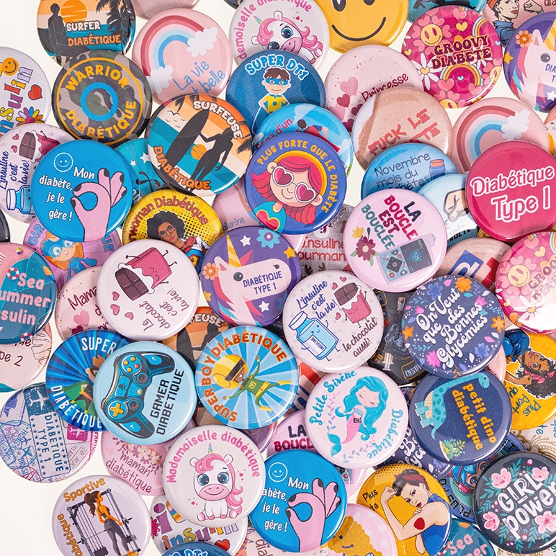 Vignette Dia badges de My Lovely Bird