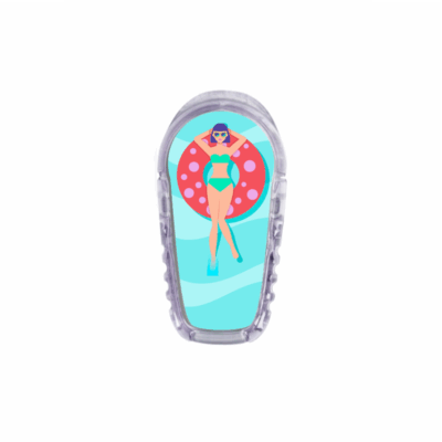 Sticker pour transmetteur Dexcom G6 bouée rouge My Lovely Bird