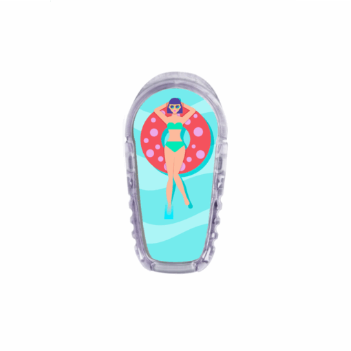 Sticker pour transmetteur Dexcom G6 bouée rouge My Lovely Bird