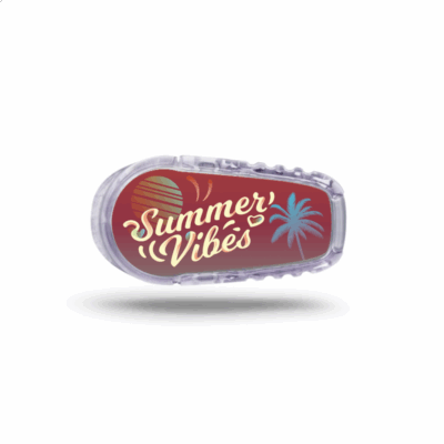 Sticker pour transmetteur Dexcom G6 Summer Vibes My Lovely Bird