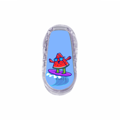 Sticker pour transmetteur Dexcom G6 pastèque surf My Lovely Bird