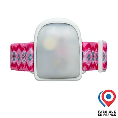 Brassard Omnipod My Lovely Bird Blanc Jarretière rose 2025