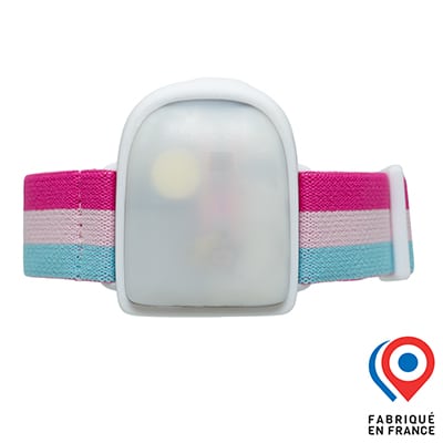 Brassard Omnipod My Lovely Bird Blanc Rayures pastelles 2025