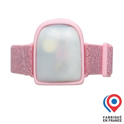 Brassard Omnipod My Lovely Bird Bubble Gum Rose paillettes 2025