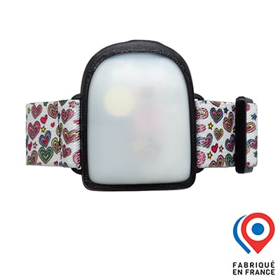 Brassard Omnipod My Lovely Bird Noir Coeurs colorés 2025