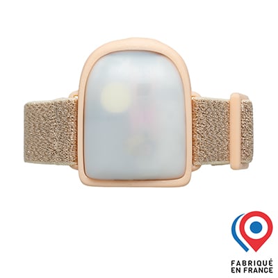 Brassard Omnipod My Lovely Bird Nude Beige paillettes 2025
