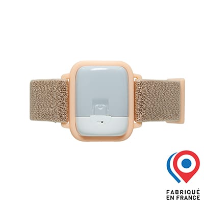Brassard de maintien pour Medtrum My Lovely Bird Nude Beige paillettes 2025