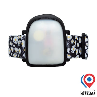 Brassard pour Omnipod My Lovely Bird Noir Marguerites 2025