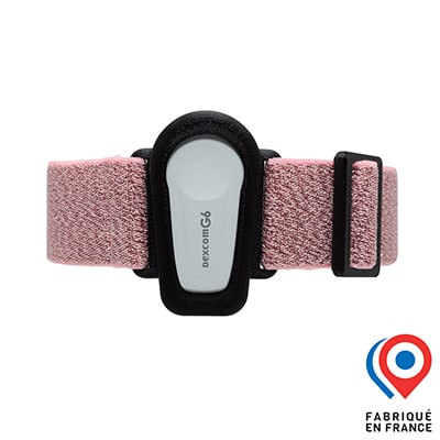 Brassard Dexcom G6 My Lovely Bird Noir Rose Gold Paillettes 2025