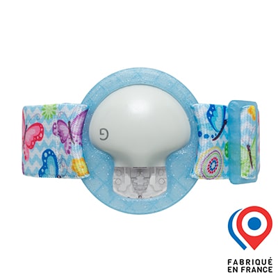 Brassard Enlite My Lovely Bird Bleu pailleté Papillons 2025