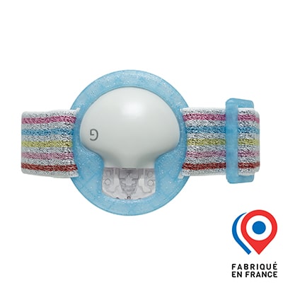 Brassard Enlite My Lovely Bird Bleu pailleté Rayures pailletées 2025