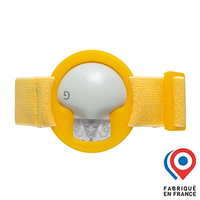 Brassard Enlite My Lovely Bird Jaune Paillettes 2025