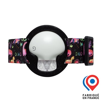 Brassard Enlite My Lovely Bird Noir Dinos roses 2025