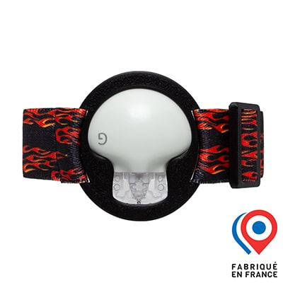 Brassard Enlite My Lovely Bird Noir Flammes rouges 2025