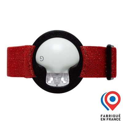 Brassard Enlite My Lovely Bird Noir Rouge Paillettes 2025
