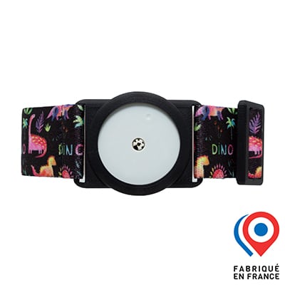 Brassard FSL My Lovely Bird Noir Dinos roses 2025