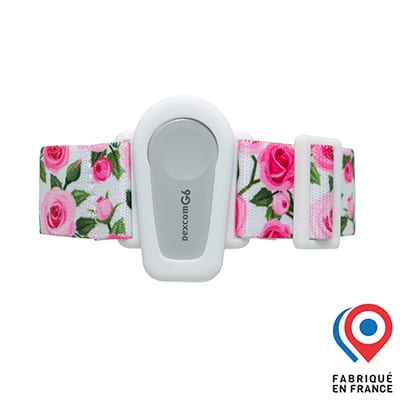 Brassard G6 My Lovely Bird Blanc Roses pink 2025