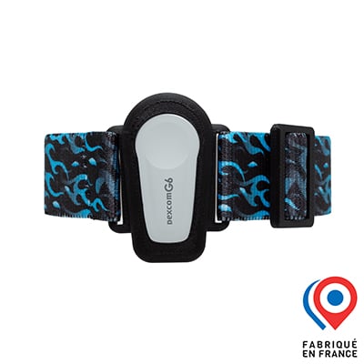 Brassard G6 My Lovely Bird Noir Flammes bleues 2025