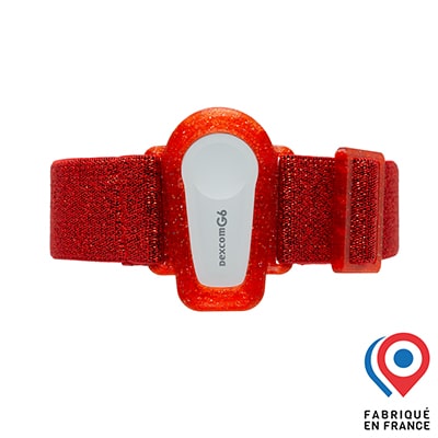 Brassard G6 My Lovely Bird Rouge Paillettes 2025