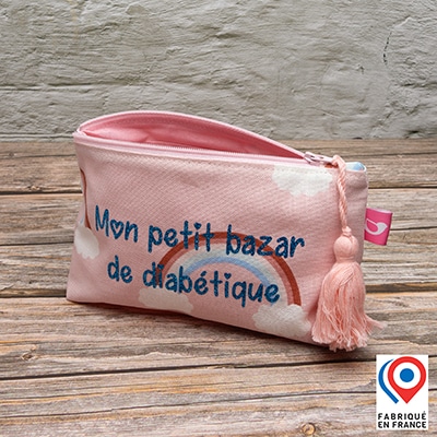 Petite trousse My Lovely Bird arc en ciel Mon petit bazar de diabétique