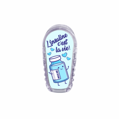 Sticker pour transmetteur Dexcom G6 L'insuline c'est la vie My Lovely Bird